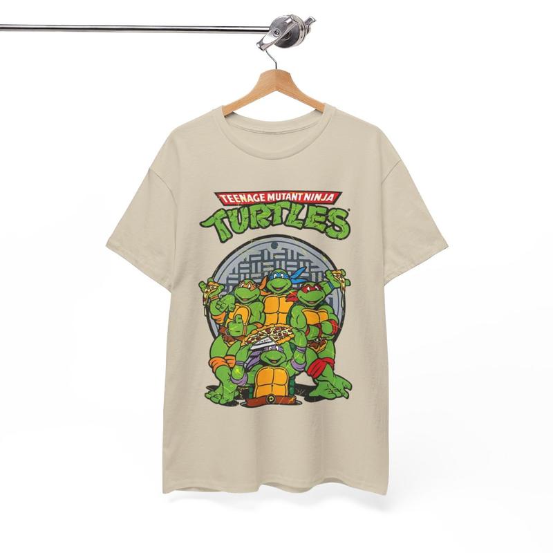 Teenage Mutant Ninja Turtles Vintage Shirt, For Men Unisex Natural Tshirt Cotton