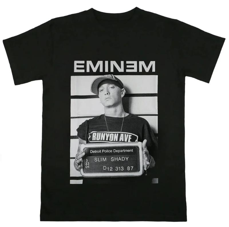 Eminem - Arrest - Black T-Shirt Stand Out in Style with This Unique Tee Featuring Iconic Artwork Honoring the Legendary Eminem