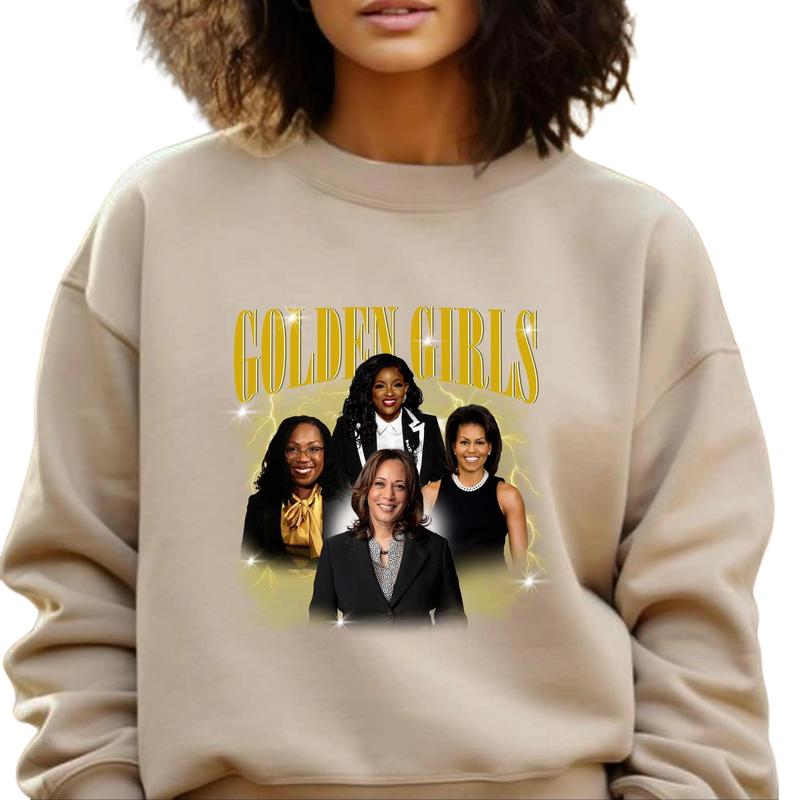 Goldens Girl Sweatshirt, Kamala Tee Shirt, Female Rage T-Shirt, Madam Power Shirt, First Female Shirt, Harris 2024 Tee Shirt