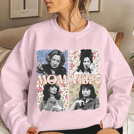90’s Mom Vibes Sweatshirt, Funny Mom Life Sweatshirt, Trendy Funny Mother's Day Gift, Cool Mom Gifts Sweatshirt