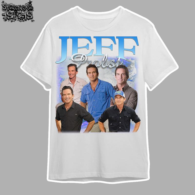 Jeff Probst Vintage Graphic 90s Sweatshirt, Presenter Homage Graphic T-shirt Unisex, Bootleg Retro 90's Fans Tee, Hip Hop Hoodie, Rapper fan shirt, Am