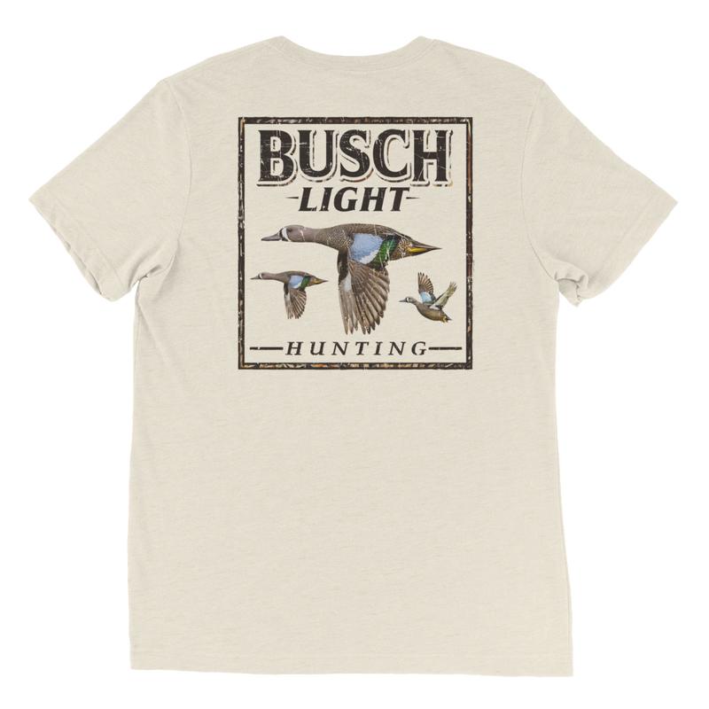 BUSCH LIGHT, BUSCH LIGHT HUNTING CAMO DUCK T-SHIRT, For Men, For Women, Casual Graphic Round Neck T-shirt for Summer, Fashion Men's Top for Daily Wear