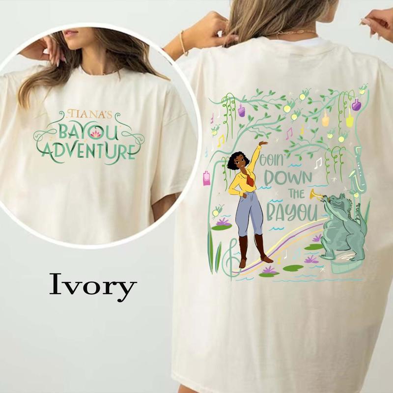 Tiana's Bayou Adventure Shirt, WDW land Princess Shirt, Tiana Princess Shirt, Tiana&#39;s Palace Shirt, Girl Trip Shirt , Free Shipping, Unisex T-Shir