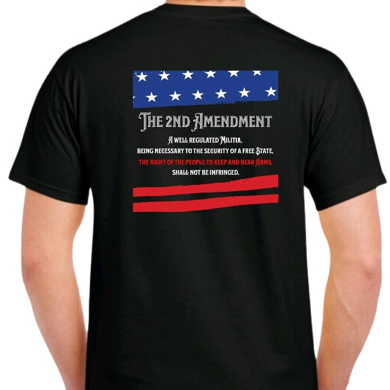 We the People shall not be infringed T-shirts.  Menswear Cotton Top Clothing, Casual t shirt tiktok shop