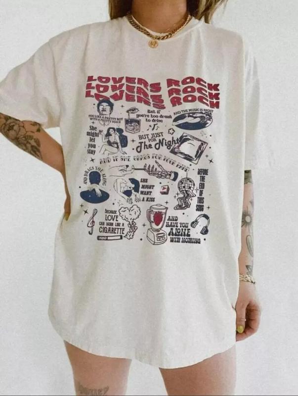 TV Girl French Exit TShirt, Lovers Rock white Shirt, Graphic Tee Cotton Unisex T-Shirt