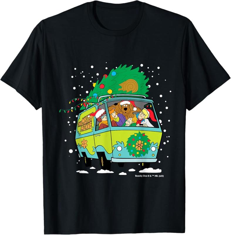 Scooby Doo Christmas Mystery Machine T-Shirt