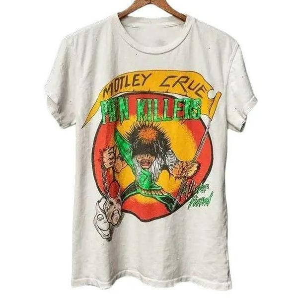 Motley Crue Band 90s Unisex Shirt Pain Killers T-Shirt