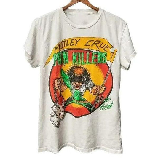 Motley Crue Band 90s Unisex Shirt Pain Killers T-Shirt