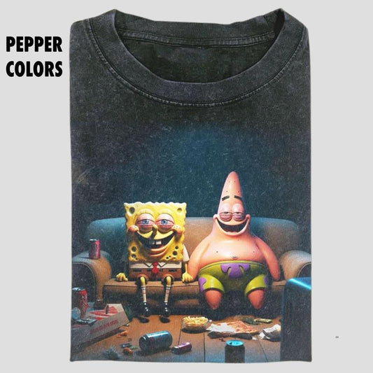 SpongeBob SquarePants Vintage Graphic Tee, Funny SpongeBob SquarePants Shirt, Movie Shirt Funny Shirt, Unisex T-Shirt, Unisex Movie Gift For Men Women
