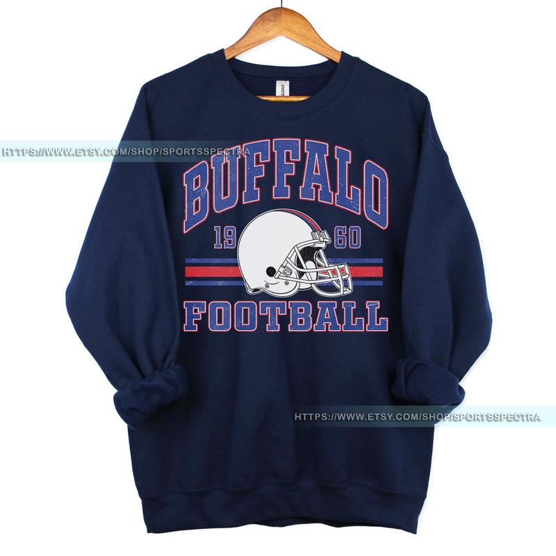 Buffalo Football Vintage Sweatshirt Sweatshirt,Buffalo Bill Crewneck Sweatshirt,Buffalo New York,Buffalo Bill Fan Gift, Gift For Fan