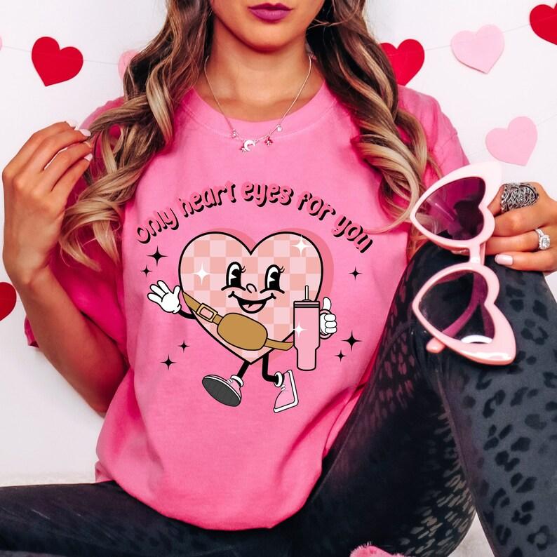 Only heart eyes for you love Valentine's Day tshirt, Cupid Wings Shirt -  XoXo - Cupid tshirt  - iPrintasy Valentine tee - Comfort Color