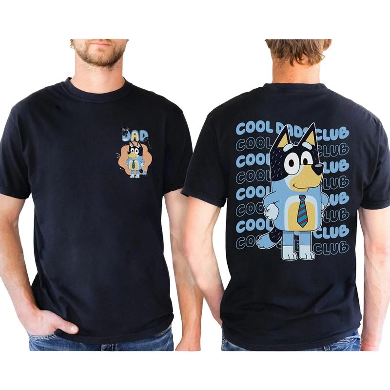 Bluey Cool Dad Club Shirt, Bandit Cool Dad Club T-Shirt, Bluey Bandit Shirt, Dad Birthday Gift, Dad Bluey Shirt, Bluey Family Shirt