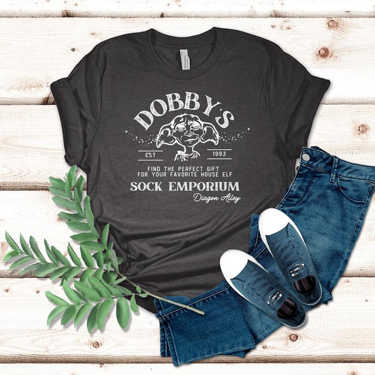 Dobby'S Sock Emporium Shirt, Dobby Shirt, Dobby, Harry Potter Shirt, Wizard Shirt, Hogwarts Shirt, Potter Head, Hogwarts Family Shirt