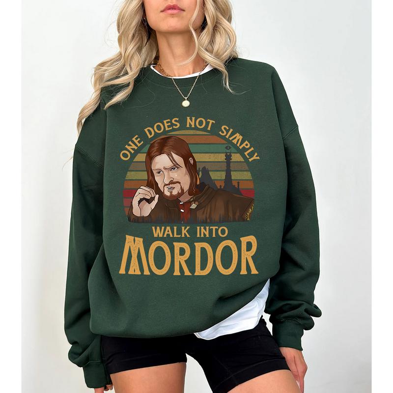 LOTR Mordor Meme T shirt Hoodie Sweatshirt