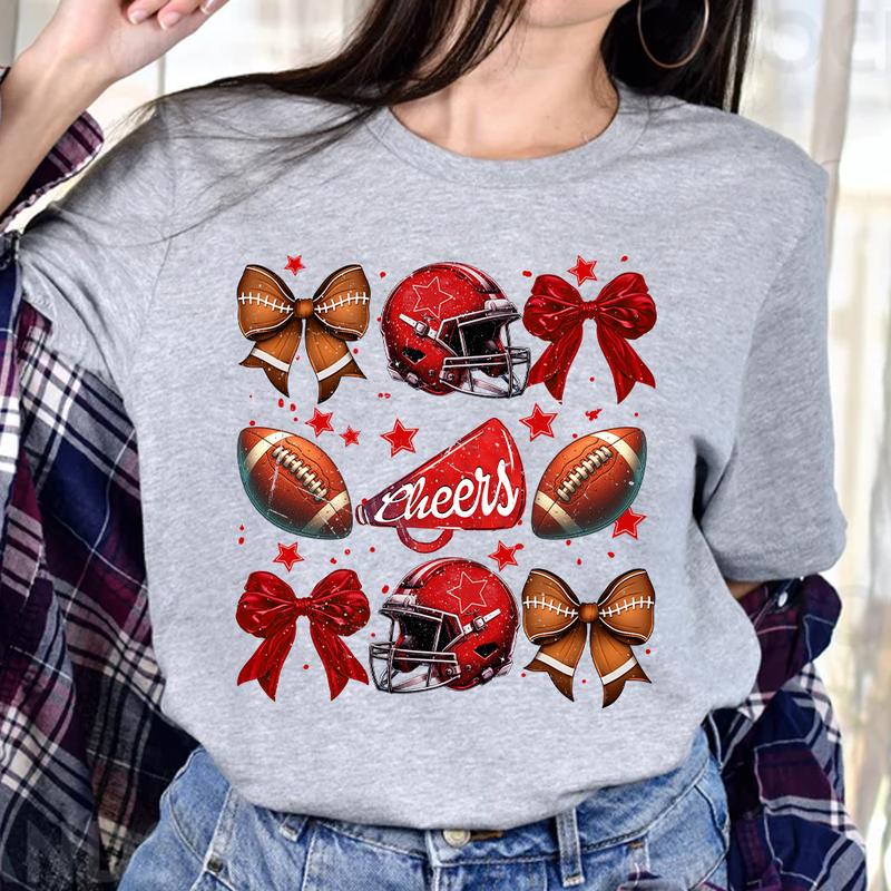 Football Coquette Bow Shirt, High School City Spirit Shirt, Football Team Shirt, Football Mom Shirt, Gameday Cheer Mama, Touch Down Season