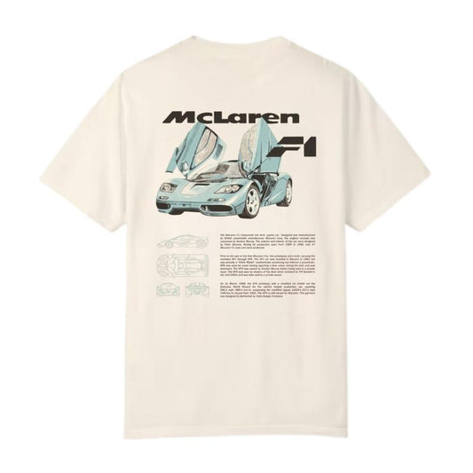 McLarennn F1 Tee T-Shirt, Car Enthusiast T-Shirt, Car Clothing