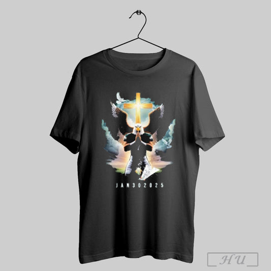 Philadelphia Eagles Pray Cross Jan 30 2025 Mascot T Shirts Hoodie Sweater