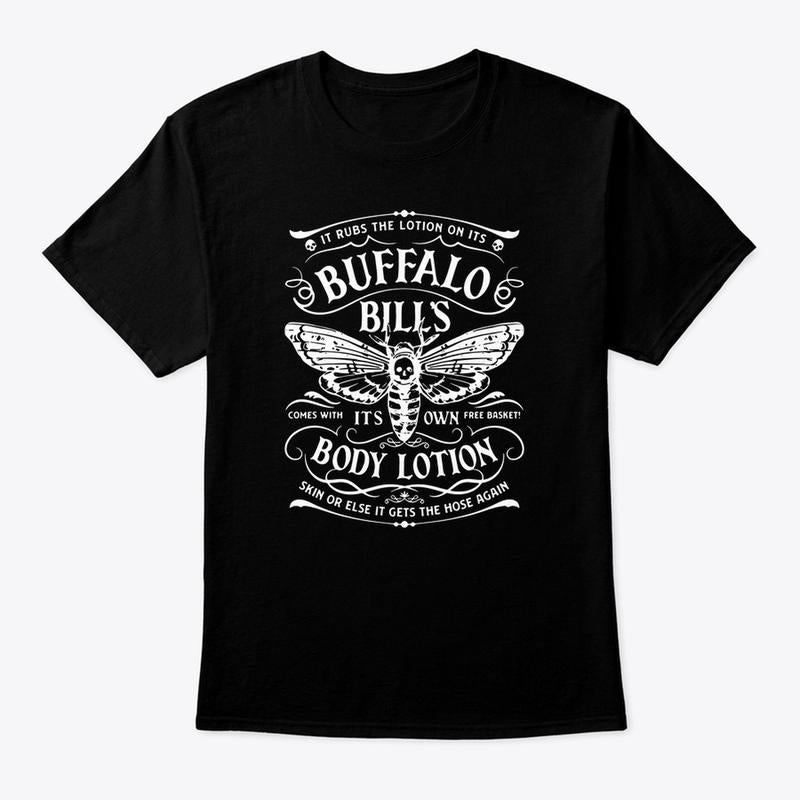 Buffalo Bill Lotion T-Shirt Mother's Day Gifts, Women's Tops, Womenswear, Cotton Fabric Relaxed Fit Chic Style, gift for girls