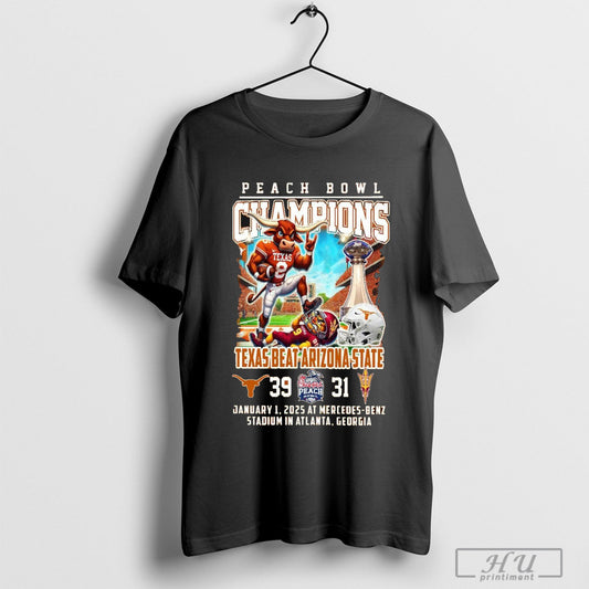 Peach Bowl Champions For Texas Beat Arizona State For Fans Shirt