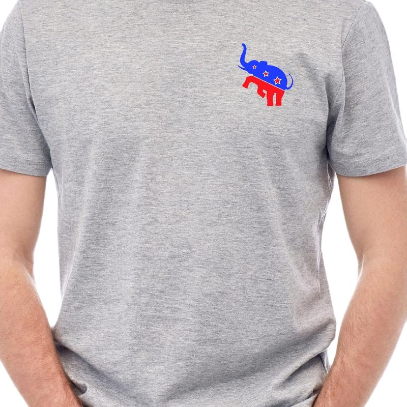 Republican Harris Walz '24 Tshirt Menswear Cotton T-Shirt Top, Casual Crewneck trump  shirt t shirt funny meme