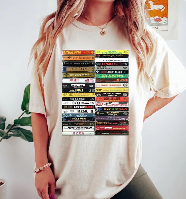 Hip Hop Old School Cassette Tape Tshirt Sweatshirt Hoodie, Nice And Smooth, Golden Age Hip Hop Gangstaa Rap Shirt, Unisex Sweater Pullover Tee