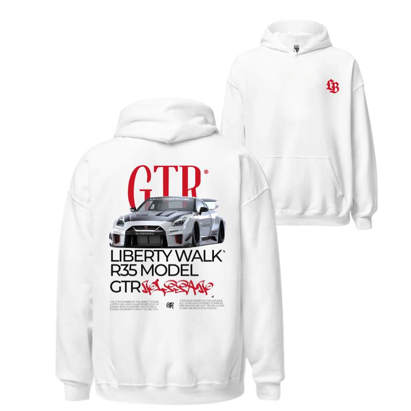 JDM GTR R35 Liberty Walk T-shirt, Hoodie, Sweater, Car Enthusiast Shirt, Car Clothing, Unisex, Vintage car shirt