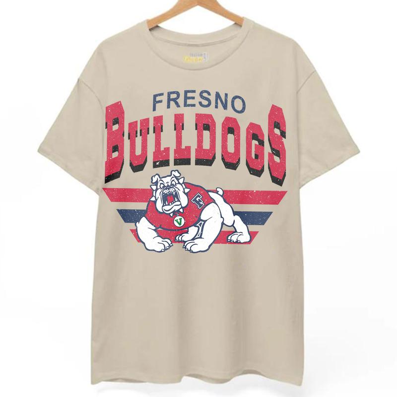 Fresno State Bulldogs Vintage Football NCAA Sweatshirt - Tshirt - Hoodie, California State University,Fresno Unisex Football NCAA Shirt,Unisex Vintage
