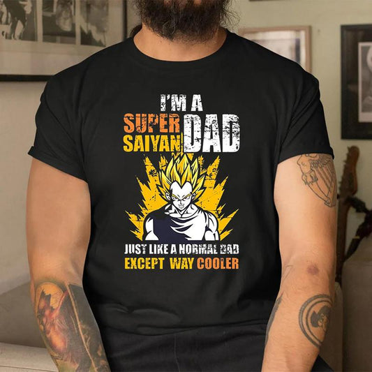 Dragon Ball Z Super Saiyan Dad Funny Father's Day Gift Unisex Tee Unisex T-Shirt, Gift For Fathers Day 2024