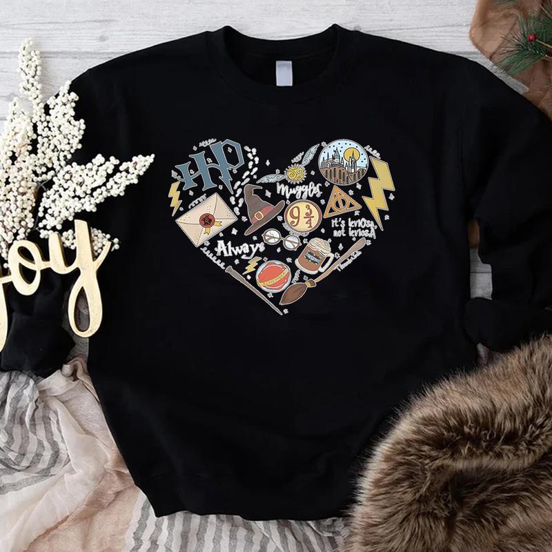 HP Famous Quotes Sweatshirt Hoodie Shirt Cotton Relaxed Fit