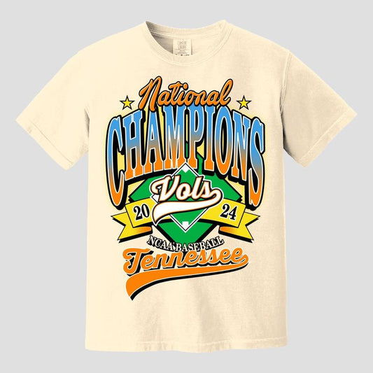 2024 Baseball National Champions Vintage T-Shirt, Tennessee Volunteers Youth 2024 Ncaa Men’s Baseball College World Series Champions Schedule T-shirt