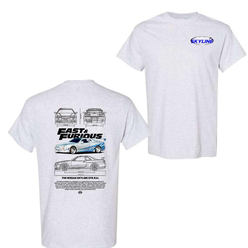 Fast and Furious Shirt, Nissan Skyline, Skyline Car T-Shirt For Men And Women