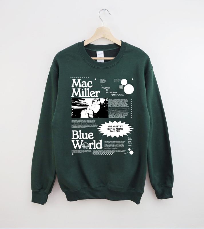 Mac Miller Blue World Sweatshirt, T-Shirrt, Hoodie