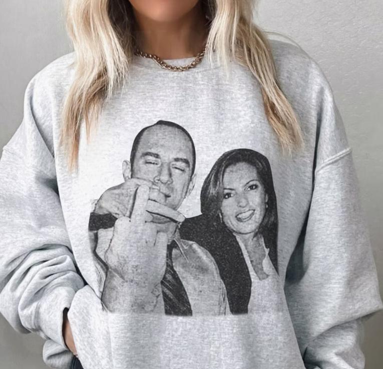 Vintage Elliot Stabler And Olivia Benson Shirt