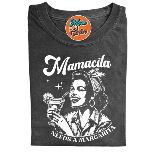 Mamacita Needs A Margarita Shirts, Cotton Unisex T-shirt, Sweatshirt, Crew Neck, Size S- 3XL, Menswear Top, Womenswear Top Underwear Streetwear