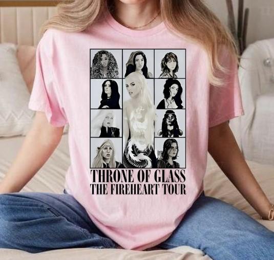 Throne Of Glass The Fireheart Tour Concert Shirt