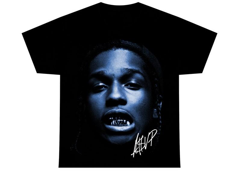 ASAP ROCKY T-SHIRT  Rare Concert Merch Rap Tee  Hip Hop Graphic Tour Rap Style Rihanna Drake Travis Scott Type - Unisex T-Shirt, Long Tee, Hoodie, Swe