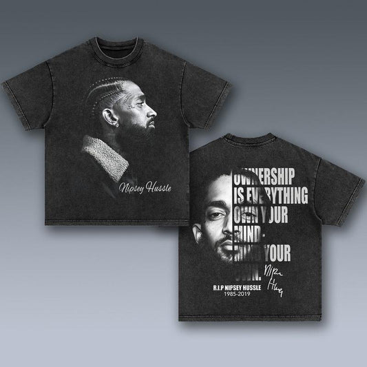 NIPSEY HUSSLE 2 SIDES Cotton Vintage Shirt To Match Sneaker Hiphop Clothing Rapper Merch Shirt, Hiphop Tour Concert 2024, Gift For Fan Y2K Aesthetic H