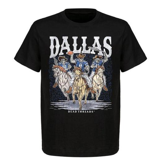 Dallas Football The Deadman Cowboys Graphic T-Shirt â€“ Heavy Cotton, Unisex Top for Men & Women, American Football Team Shirt, Premium Fabric