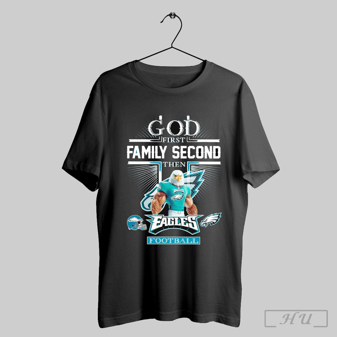 Philadelphia Eagle God First Family Second And Football Perfect Design T Shirt Sweatshirt