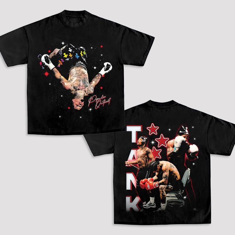 TANK DAVIS TEE, Boxing T-shirt, Boxer Tee, Sports Shirt, UFC Shirt, Workout T-shirt, Gift for Him Gift For Her Hoodie Sweatshirt Streetwear