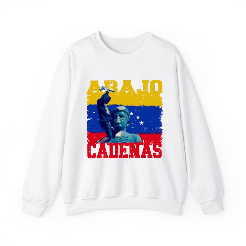 Abazo Cadenas Sweatshirt, Venezuela Unisex Hoodie, Hasta el Final Shirt, Venezuela Libre Shirt, Full Size Full Color
