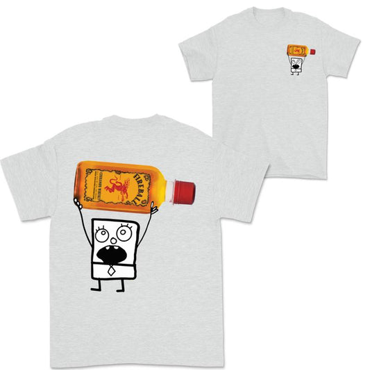 Doodlebob Fireball cinnamon Whiskey Tea Essential 2 Sided T-Shirt, Funny Drinking T-Shirt, Summer T-Shirt, Full Color T-Shirt, Unisex T-Shirt, For Men
