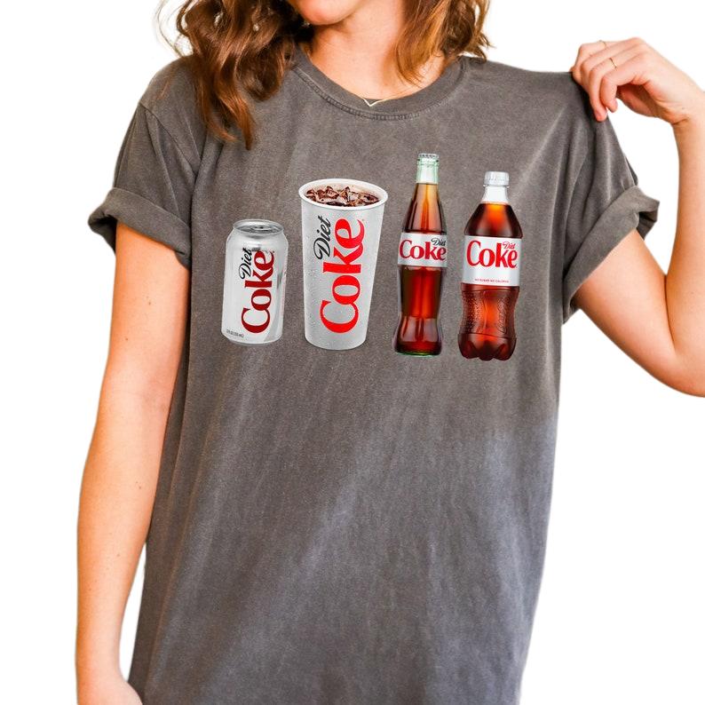 Diet Coke Shirt, Diet Coke Short Sleeve, Diet Coca Cola Crewneck, Gift for Diet Coke Lover, Diet Coke Lover Gift