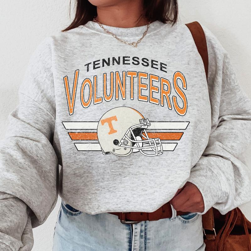 Tennessee Volunteers Vintage Football NCAA Sweatshirt, Vintage The University Of Tennessee Sweatshirt, Unisex Vintage Sweatshirt NCAA, Classic Sport S