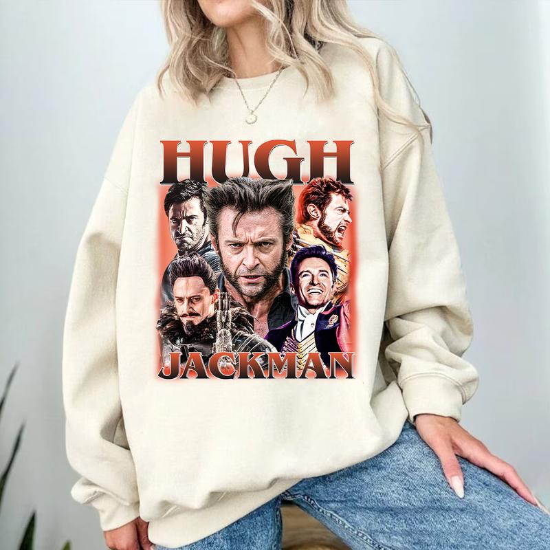 Hugh T Shirt Jackman T Shirt Gift For Woman and Man Unisex T-Shirt Sweatshirt Hoodie
