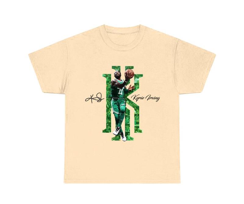 Kyrie Irving with Signature and Logo Dallas Maveriks T-Shirt, Basketball Shirt, Sweatshirt, Hoodie