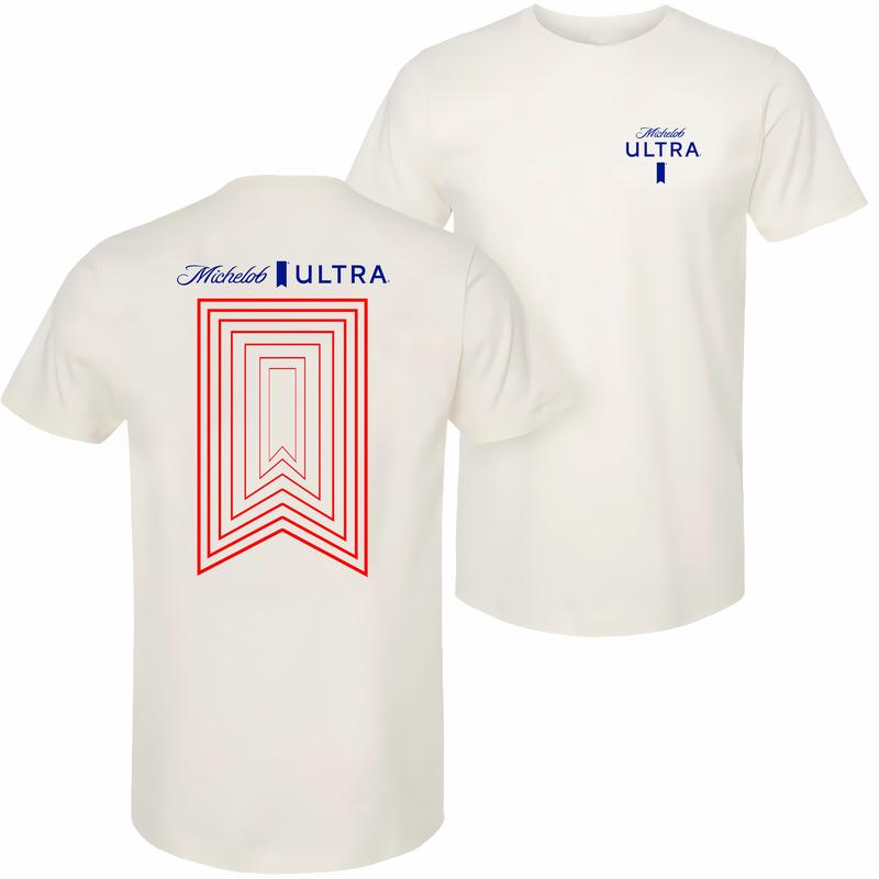 Michelob Ultra 2 Side - T-shirt - Extended Size Range - Men's And Women's Choices - Plentiful Color Options - Limited Edition Prints - Styles For Ever