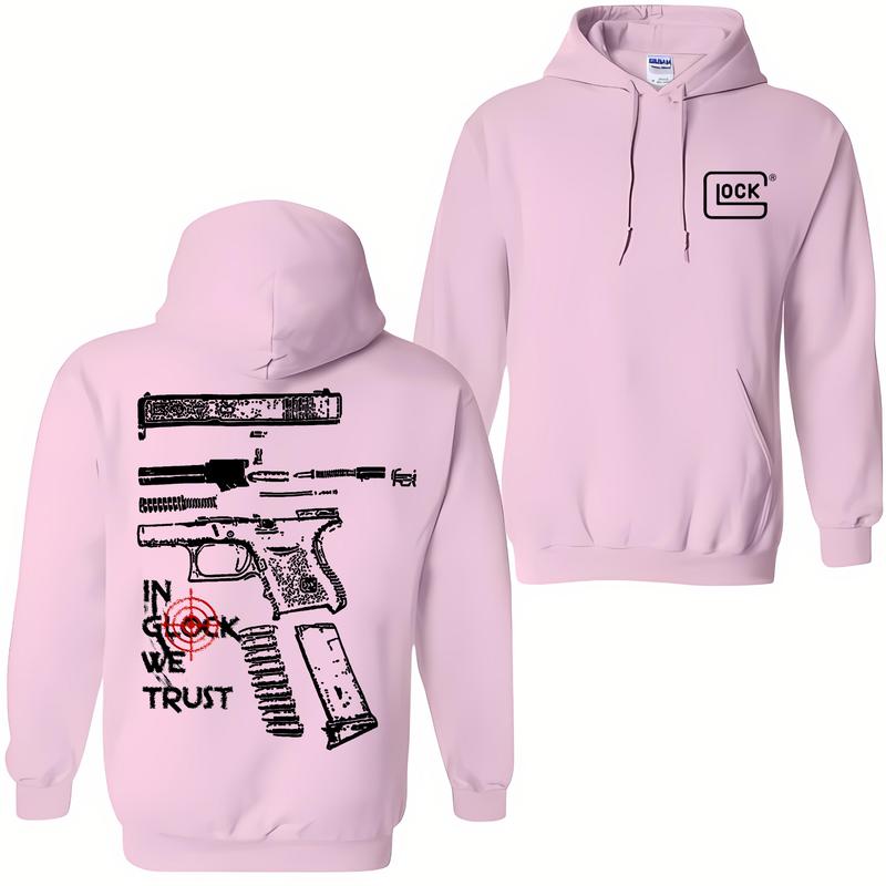 In Glock We Trust Hoodie For Men , Menswear And Womenswear Hoodie, For Her ,For Him Classic