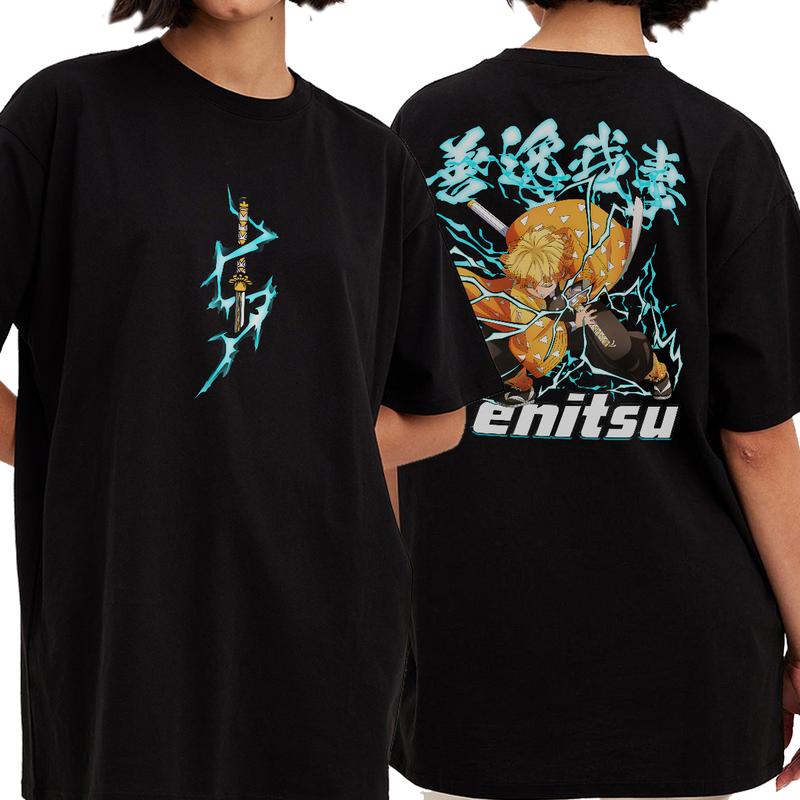 Zenitsu Thunder Breathing T-shirt,  Demon Slayer Shirt,  To the Hashira Training shirt, Demon Slayer t-shirt, Kimetsu no Yaiba To the Hashira Training