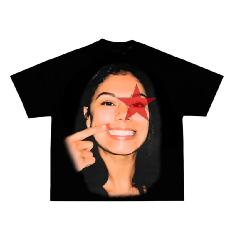 KARRAH TEE  SuperStar Rap Tee Graphic Hip Hip Concert Oversized Cotton Unisex